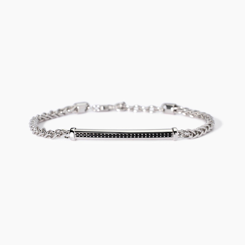 Bracciale uomo con catena spiga Singapore 533975