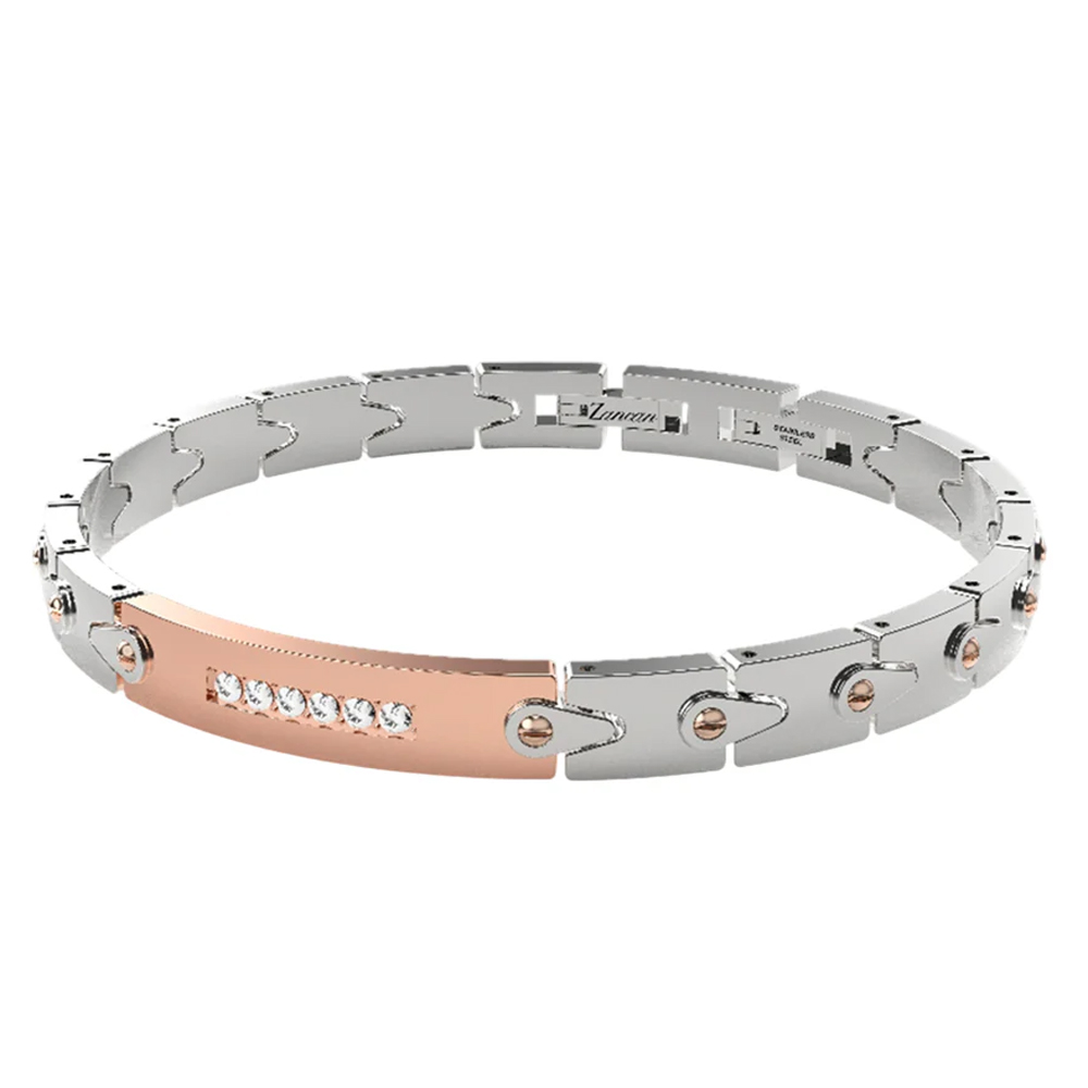 Bracciale Zancan da uomo in acciaio - Hi-Teck EHB 405