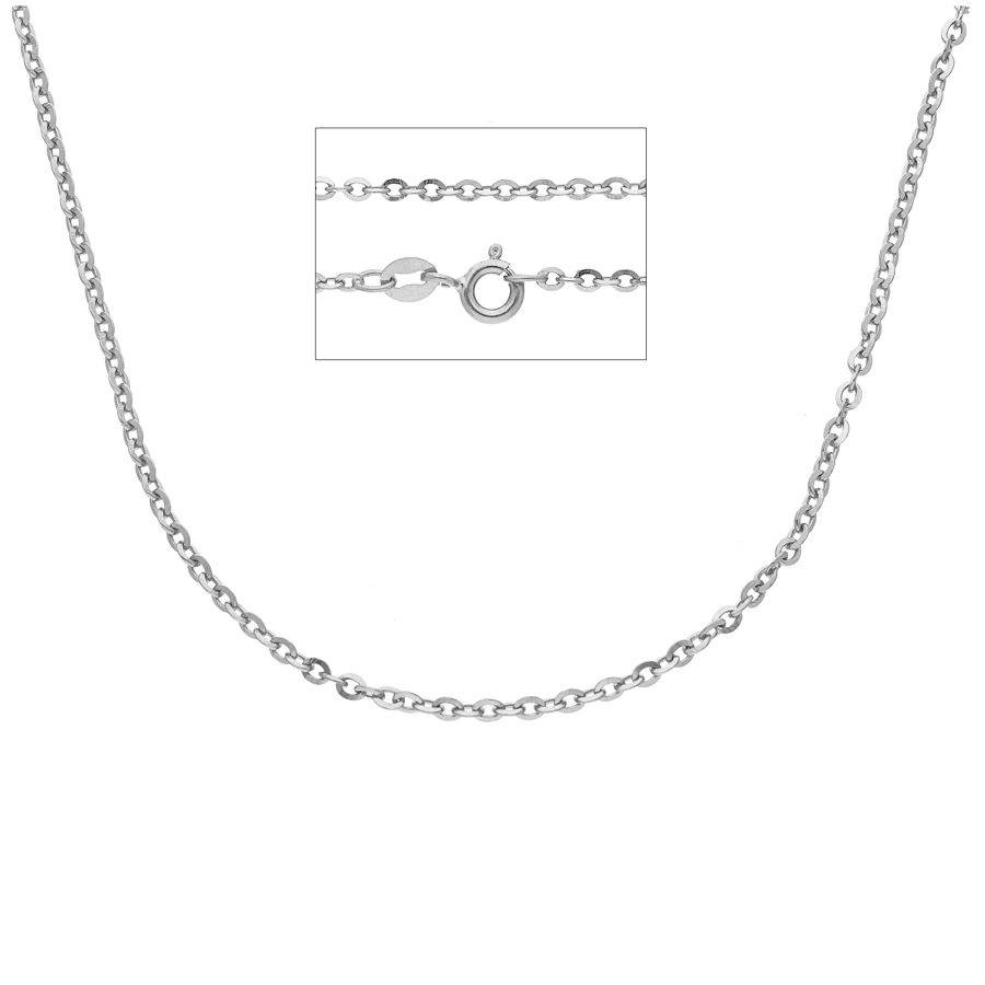 18 KT WHITE GOLD NECKLACE