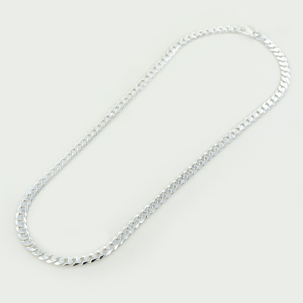 Catena da uomo in argento 50 cm maglia groumette 