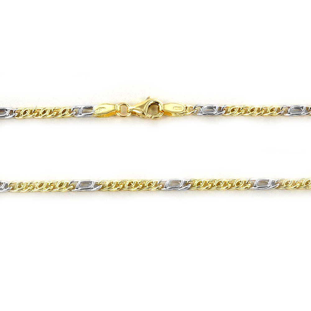 Alexander Castle Collana Uomo Oro 9K Con Ciondolo Grande Croce, Catena 50,8 Cm, In Cofano Regalo