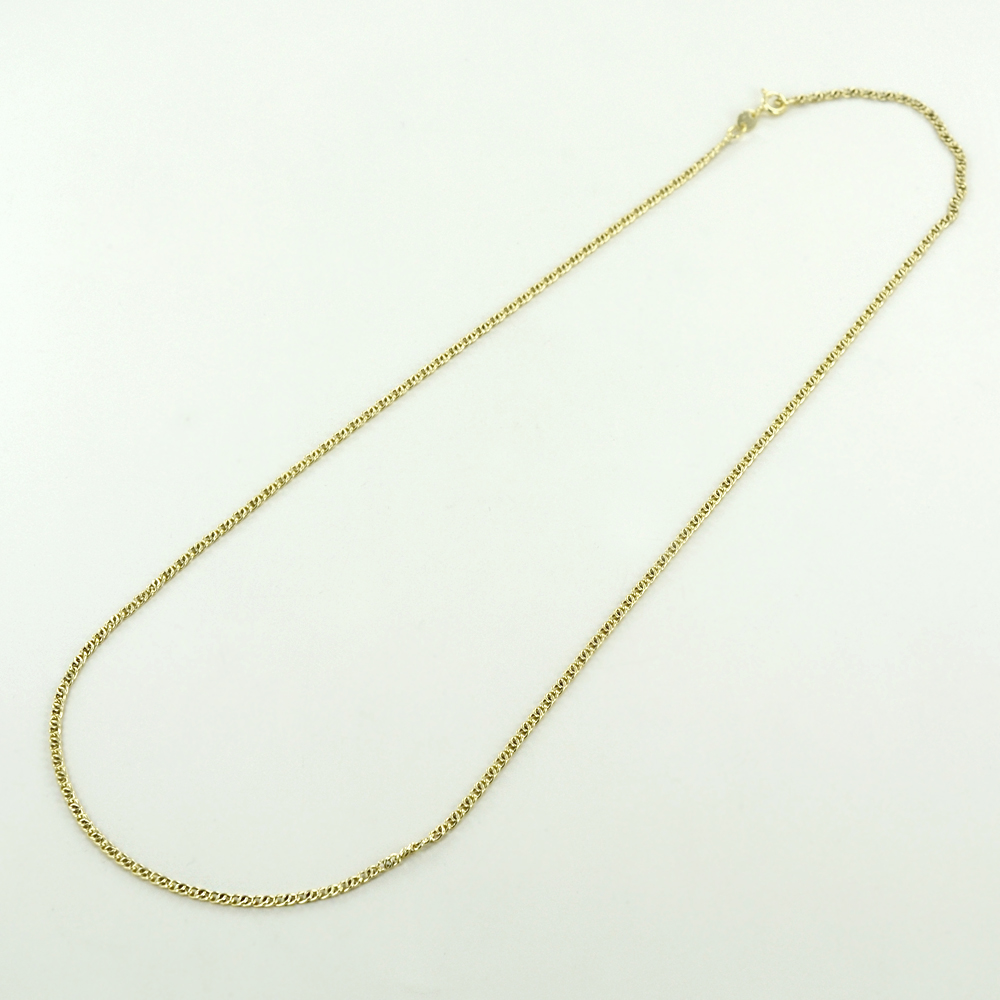 Catena da Uomo occhio di pernice 50cm in oro giallo 18kt