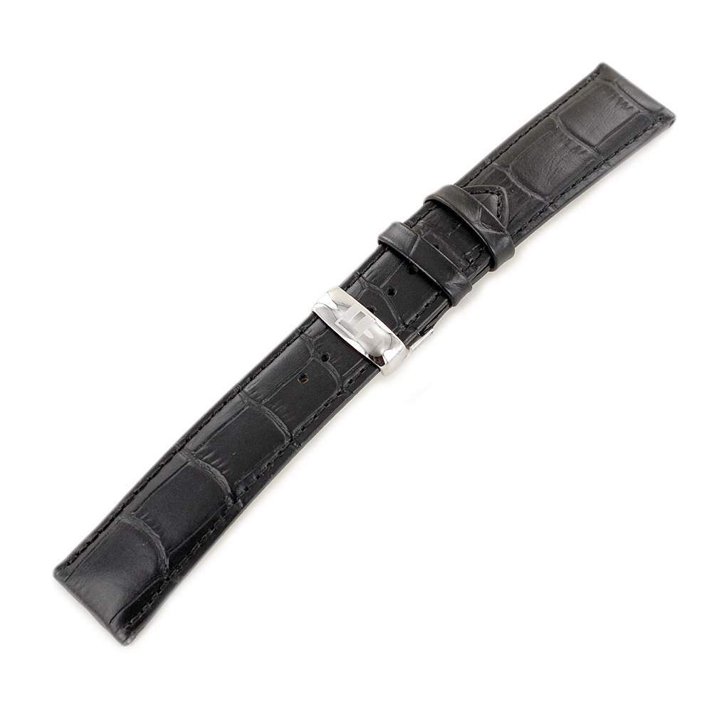 Cinturino di ricambio Tissot Tradition Nero 20 mm completo di chiusura