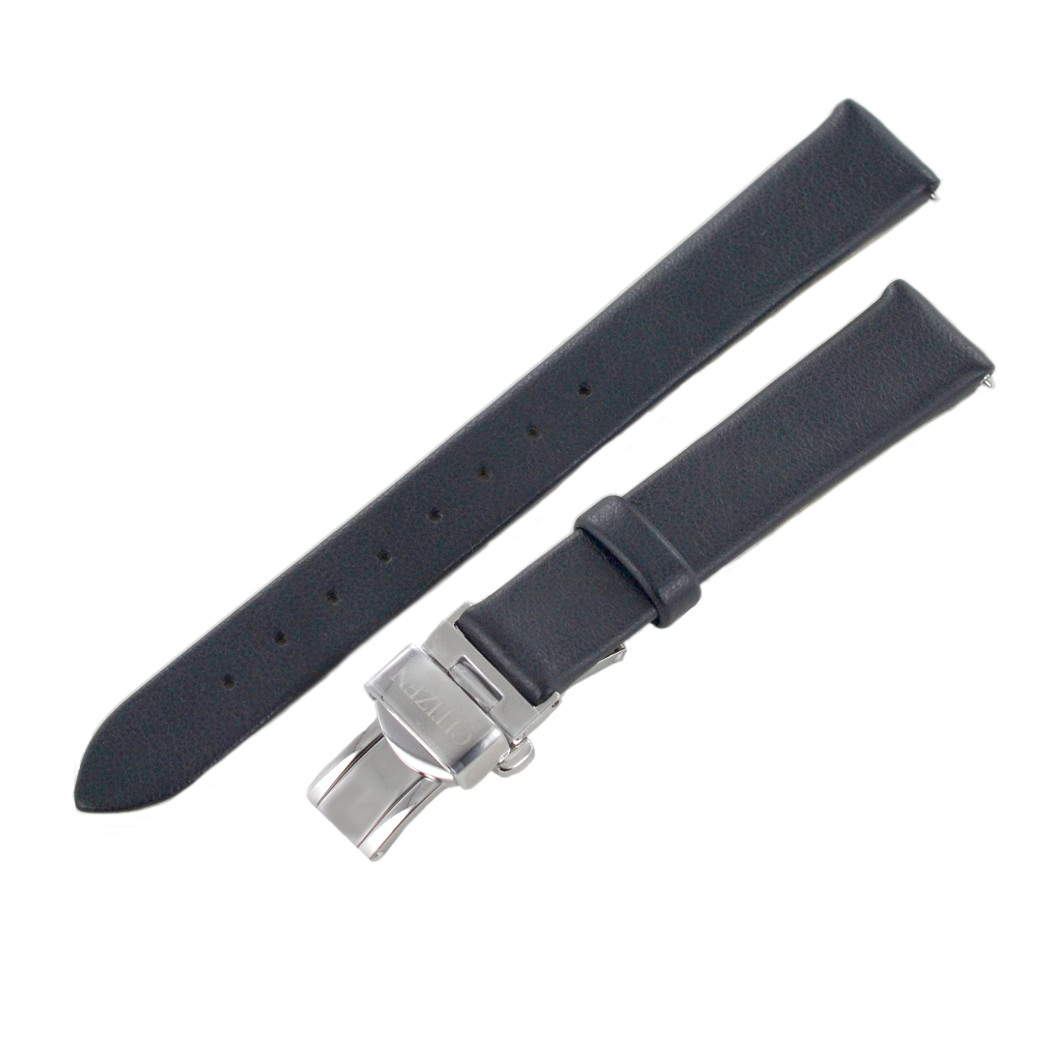 Cinturino ricambio Citizen donna in eco pelle nera