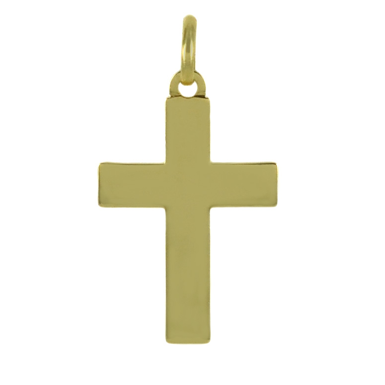 Ciondolo Croce in oro giallo 