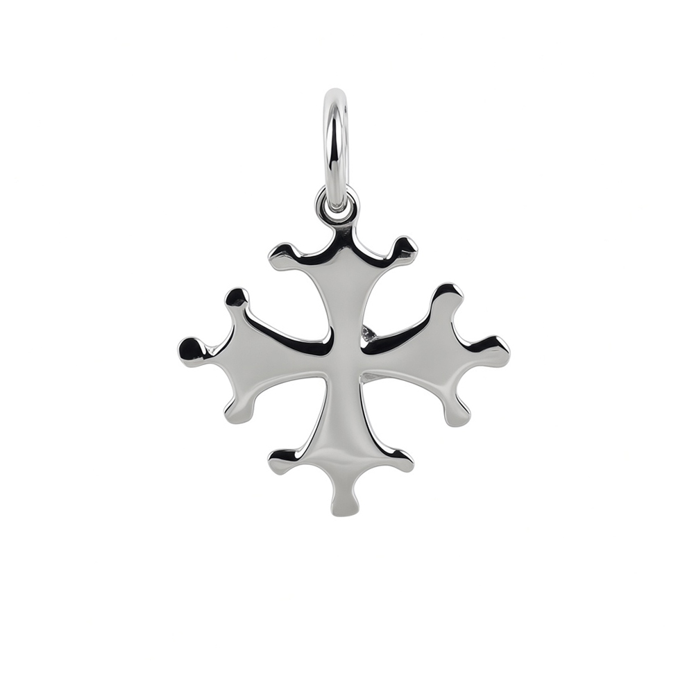 ciondolo Croce Pisa piccola in argento 16 mm