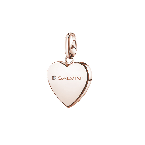 Ciondolo Cuore componibile Salvini in argento rosa collezione Charms of Love 20073419