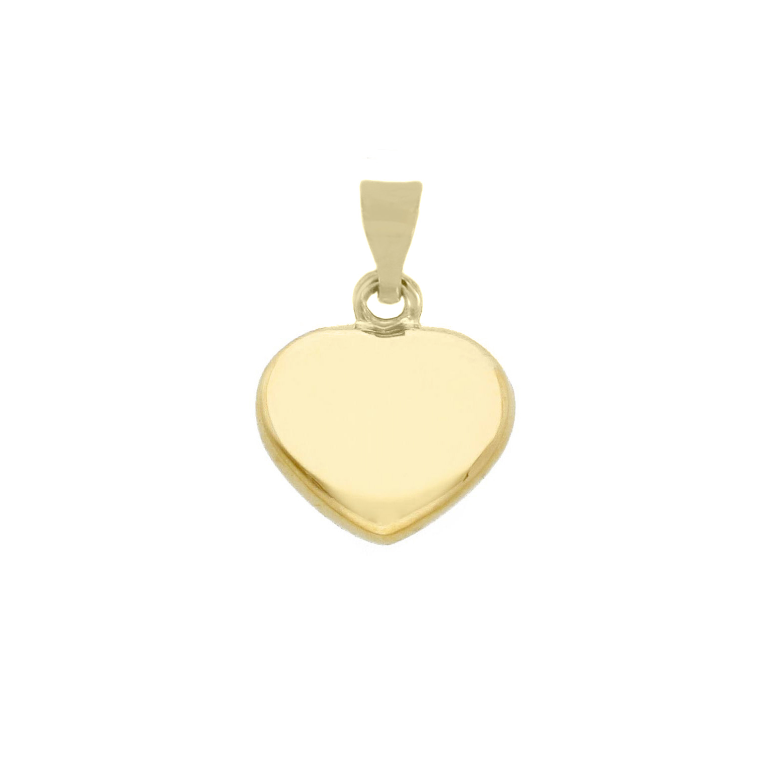 Ciondolo Cuore in oro giallo lucido cuore piccolo