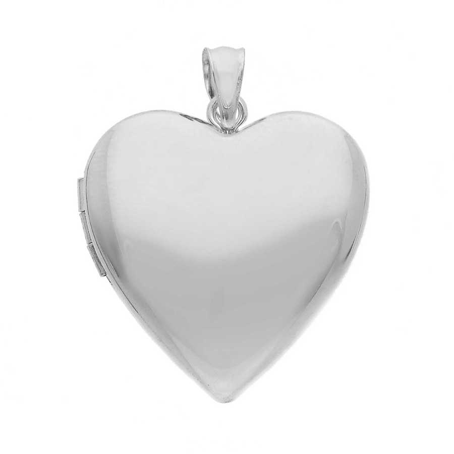 Ciondolo portaricordi a cuore in argento portafoto