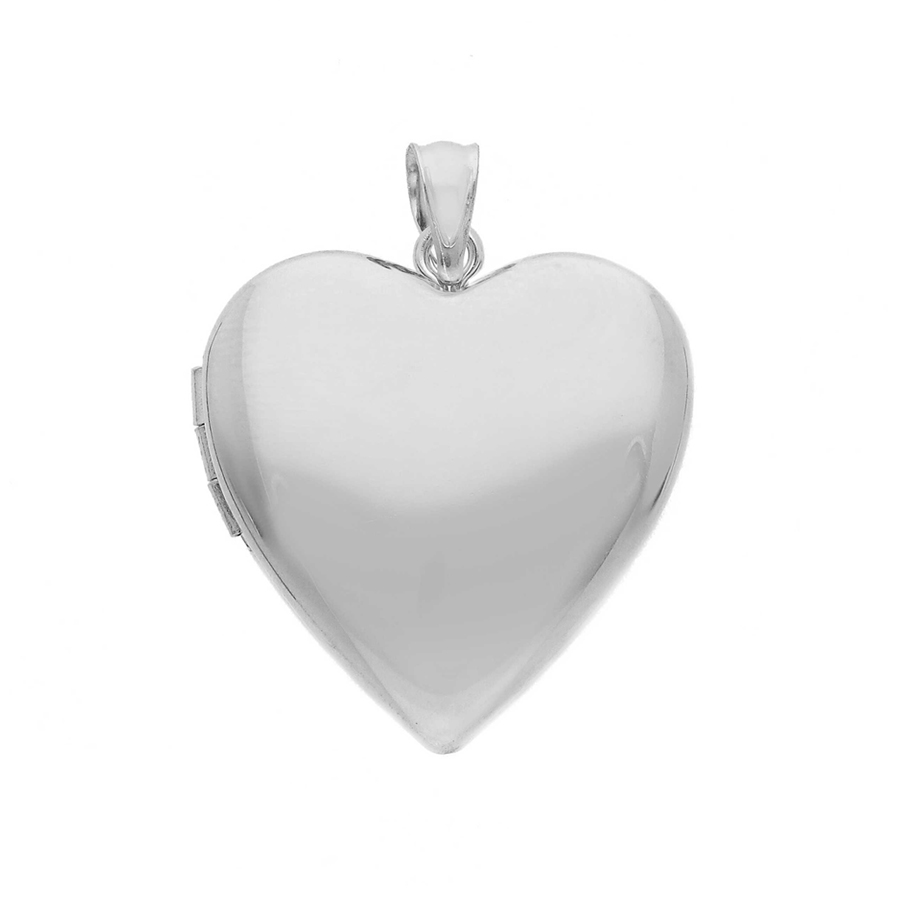 Ciondolo portaricordi a cuore in argento portafoto