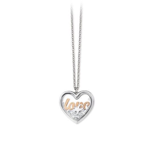 Collana 2Jewels donna Daylight in acciaio con pendente Love 251645