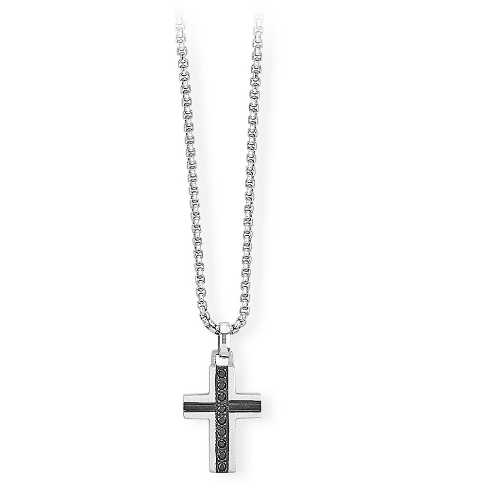 Collana 2jewels uomo croce in acciaio Faith 251578