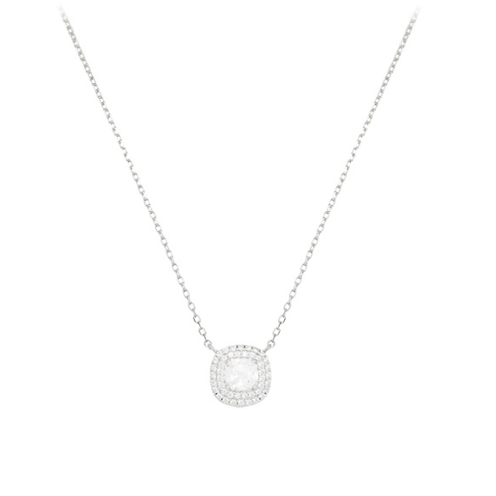 Collana Bride to Be collezione Palazzo Reale Cuori Milano zircone Bianco 