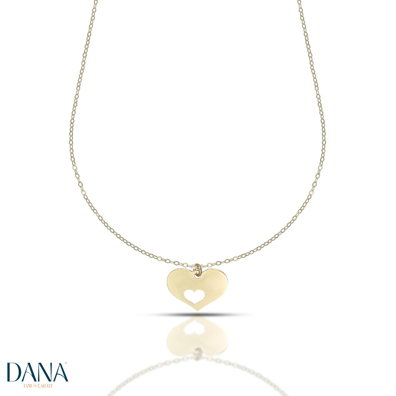 Collana da Donna Cuore in oro 9 kt