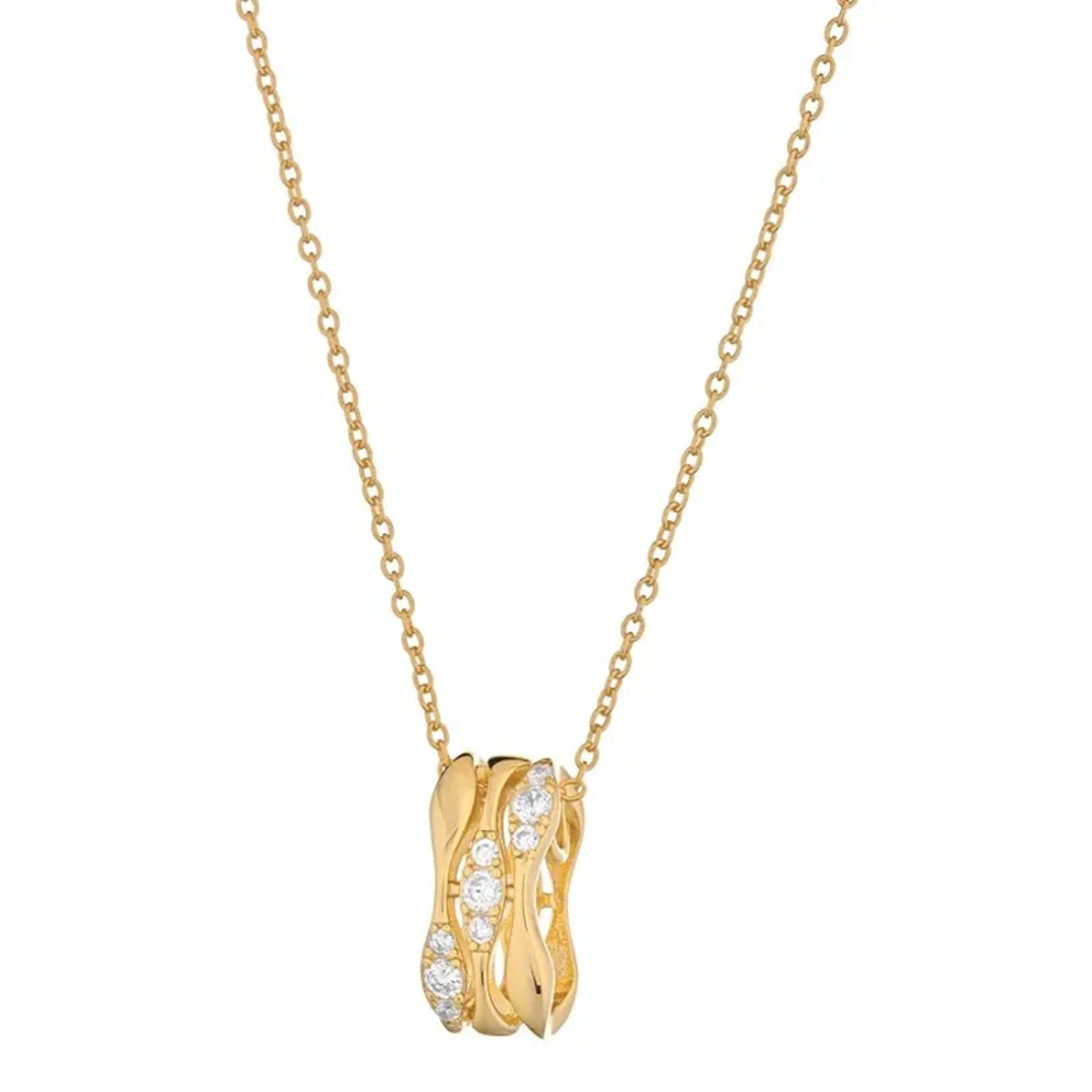 Collana da Donna in Argento dorato della collezione Venice Marcello Pane