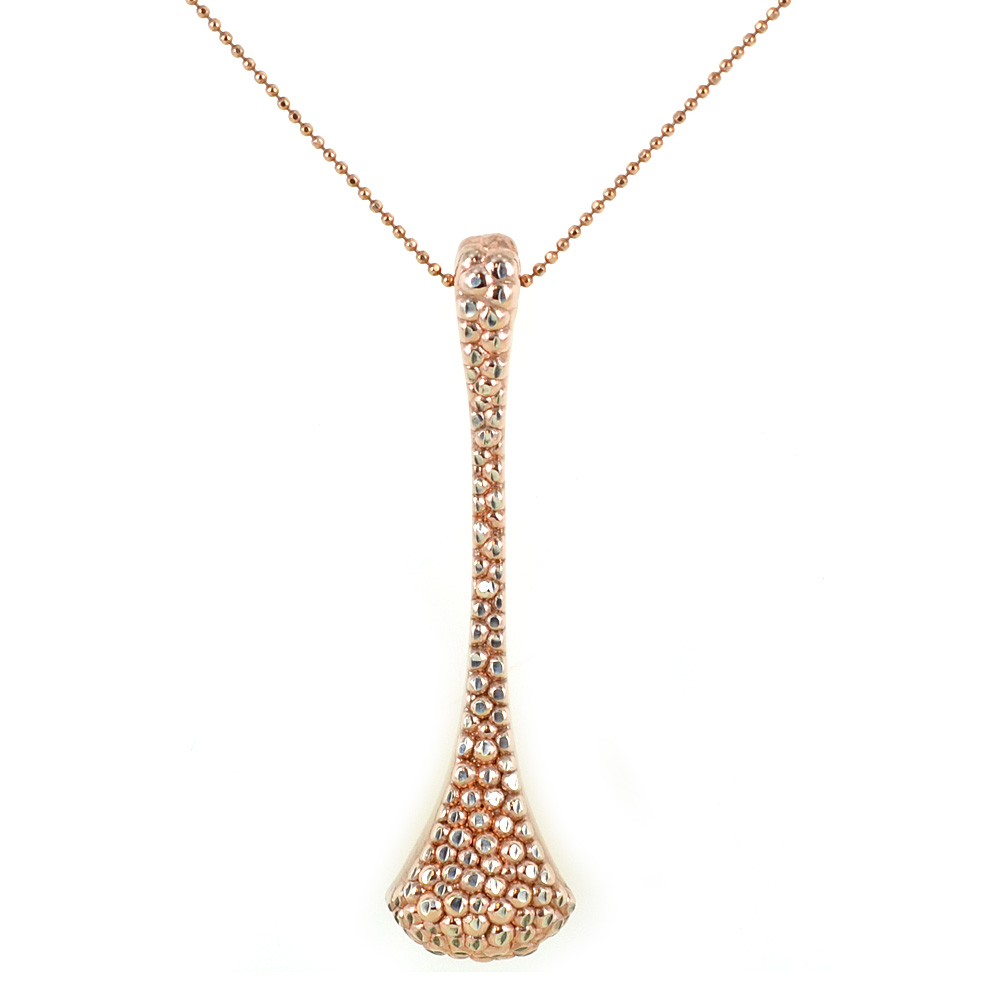 Collana da donna in argento modello Bone