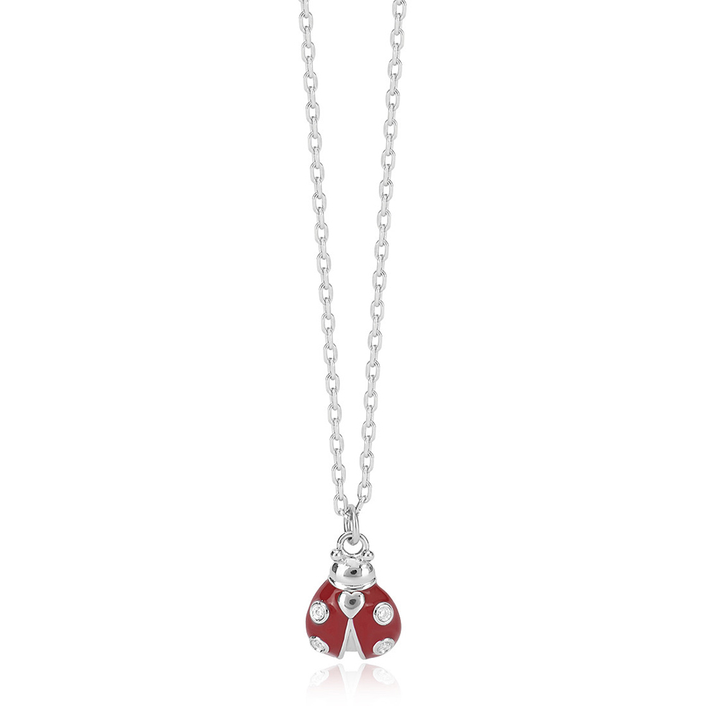 Collana da Donna Mabina in Argento con charm coccinella 553391