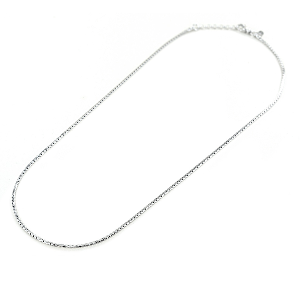 Collana Unisex maglia veneziana in argento 52 cm