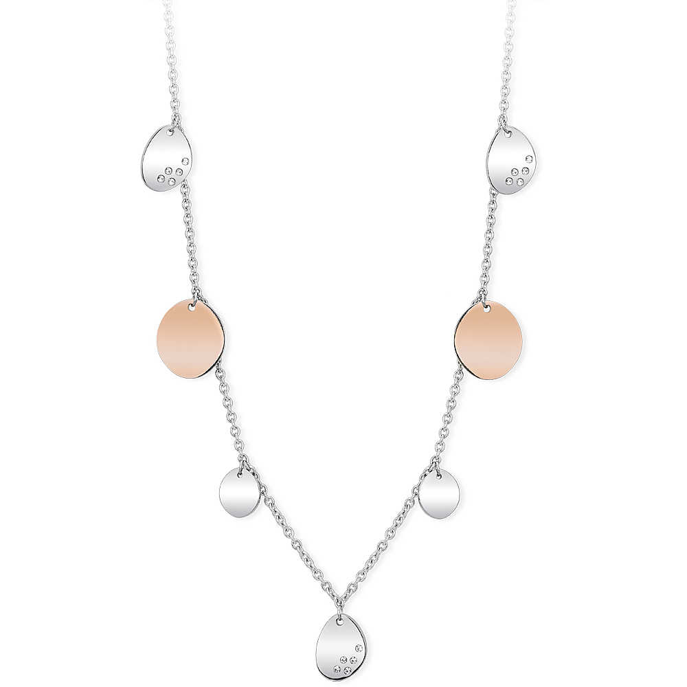 Collana Donna 2Jewels in Acciaio Petali rosa collezione Flat 251698