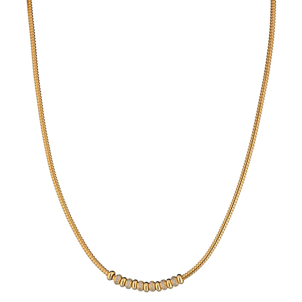 Collana Donna in Argento giallo tubolux collezione Twist