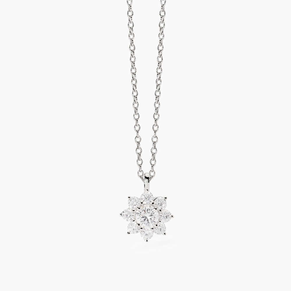Collana Donna Mabina in Argento con girasole e zirconi EDEN 553764