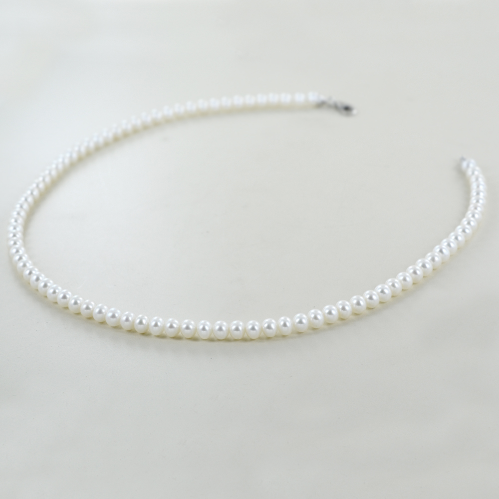 Collana filo di perle Freshwater 5.50-6.00 mm semiround