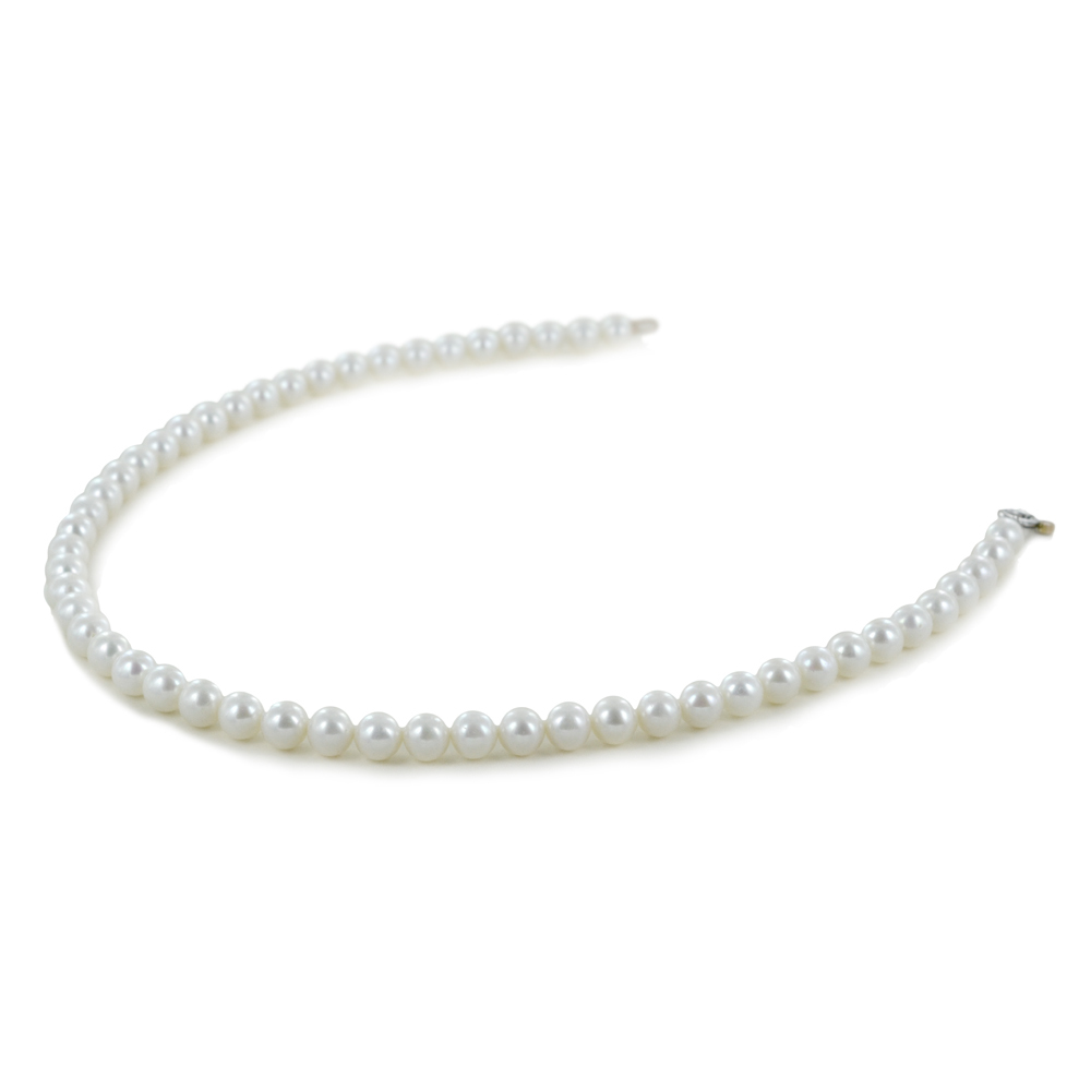 Collana Filo di Perle Freshwater diametro 7.00 - 7.50  mm