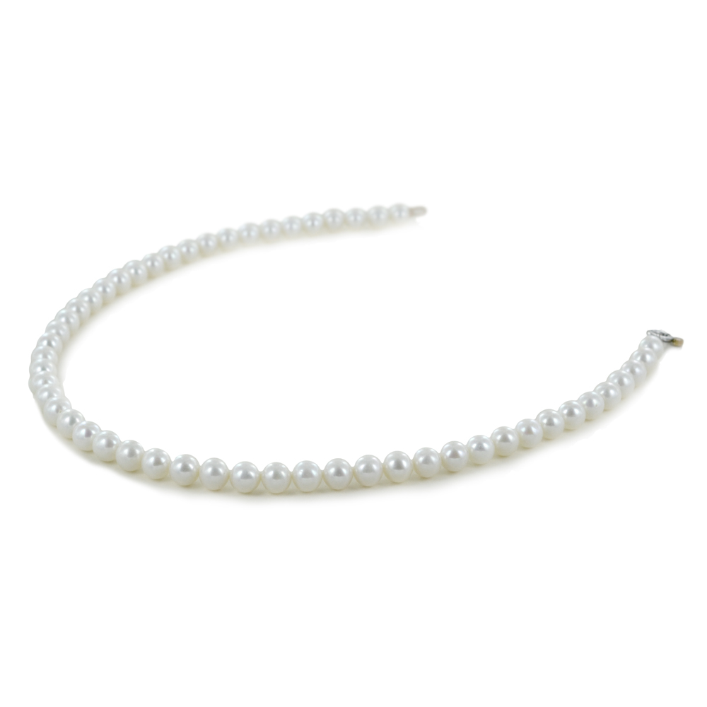 Collana Filo di Perle Freshwater diametro 7.50 - 8.00  mm