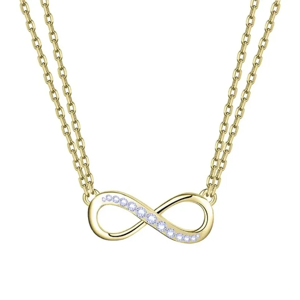 Collana in Acciaio da donna con catena forzatina e infinito Essential Woman Liu Jo LJ2514