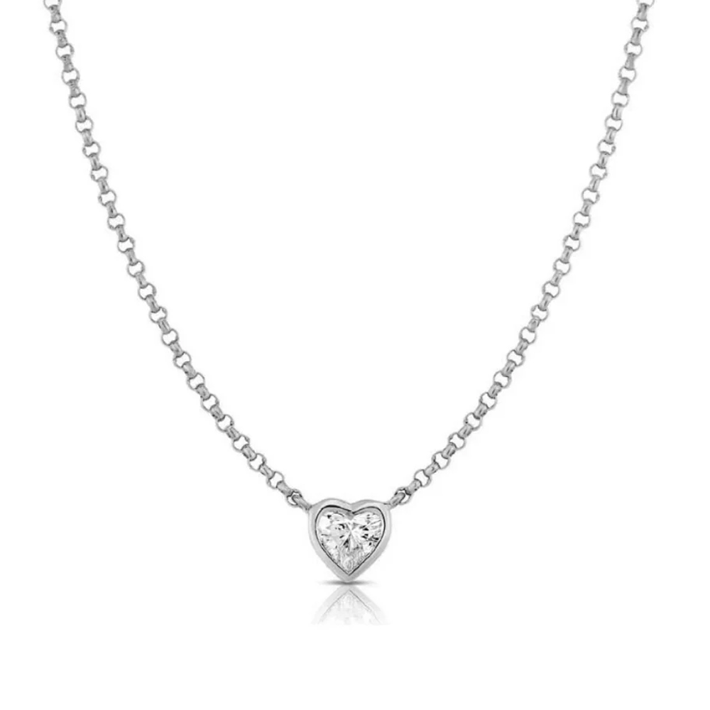 Collana in Acciaio da donna con cristallo a cuore Essential Woman Liu Jo LJ2527