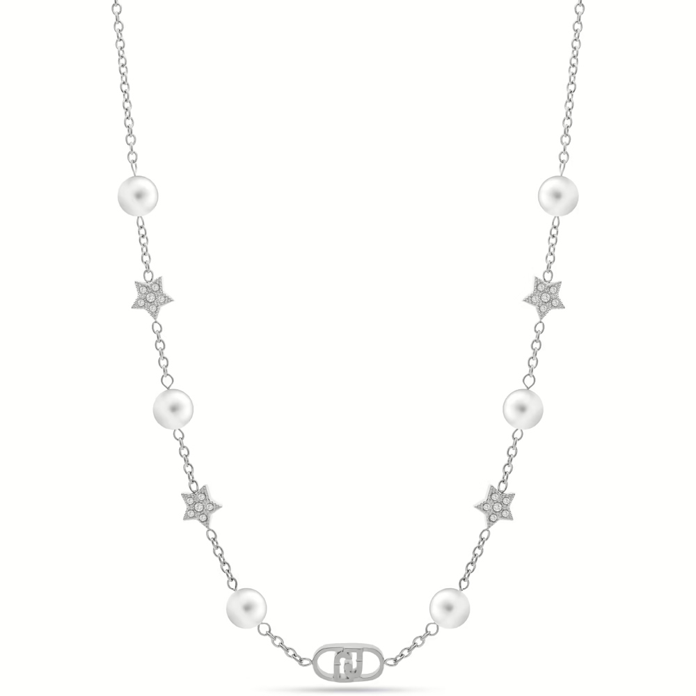 Collana in Acciaio da donna con perle e stelle Essential Woman Liu Jo LJ2633