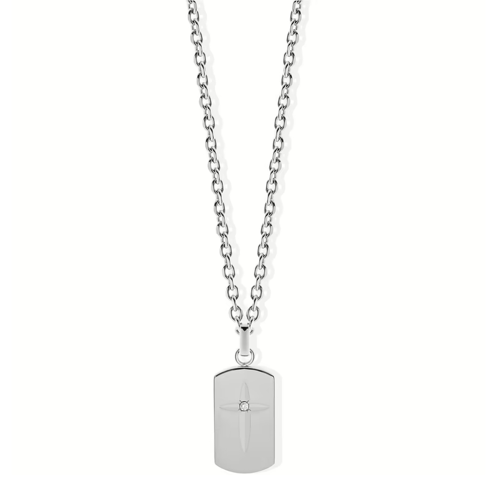 Collana in Acciaio da Uomo con Pendente MLJ537