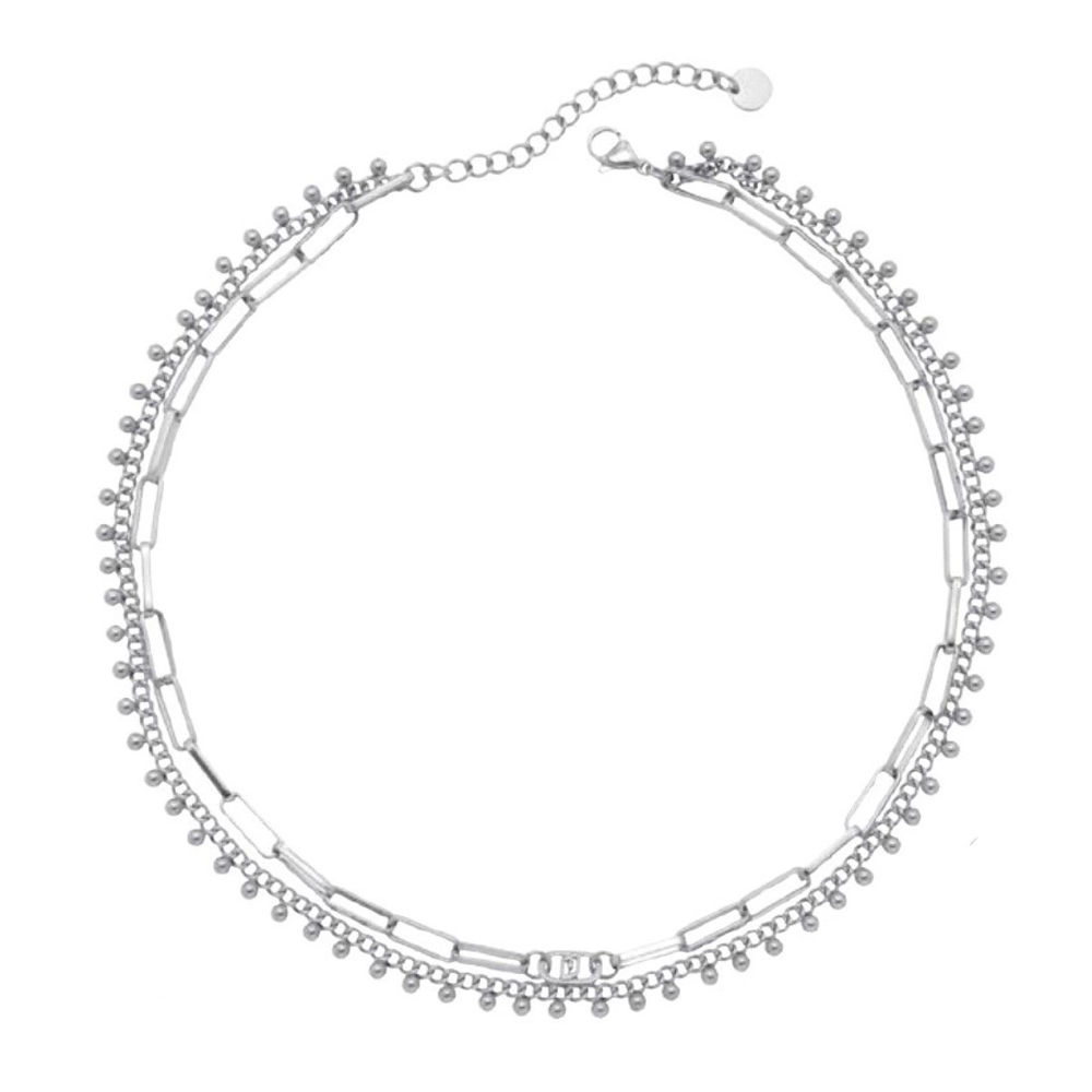 Collana in Acciaio doppio filo da donna Essential Woman Liu Jo LJ2998