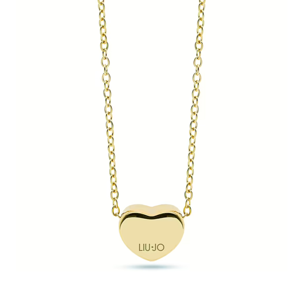 Collana in Acciaio giallo da donna con cuore Essential Woman Liu Jo LJ2706