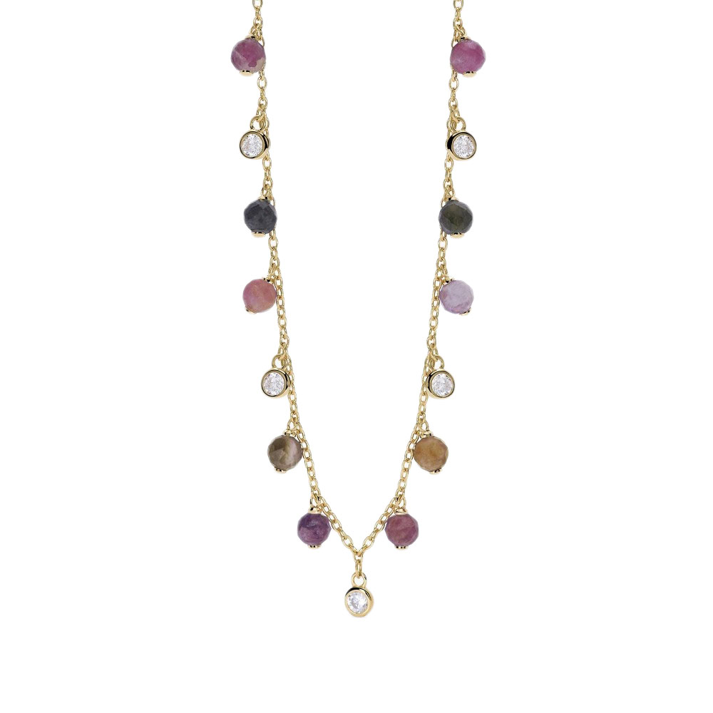 Collana Mabina 553411 in Argento rosato e Zirconi con Cuore pendente
