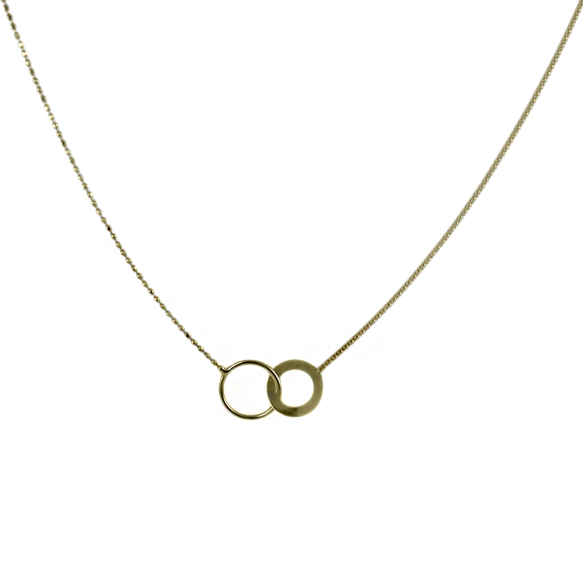Collana in oro giallo con intreccio 