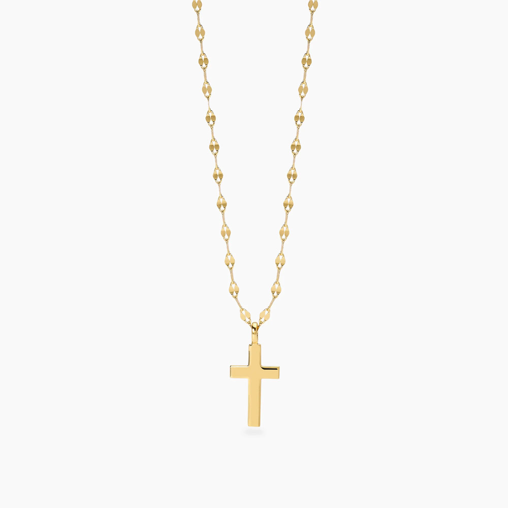 Collana Mabina in argento con croce 553889