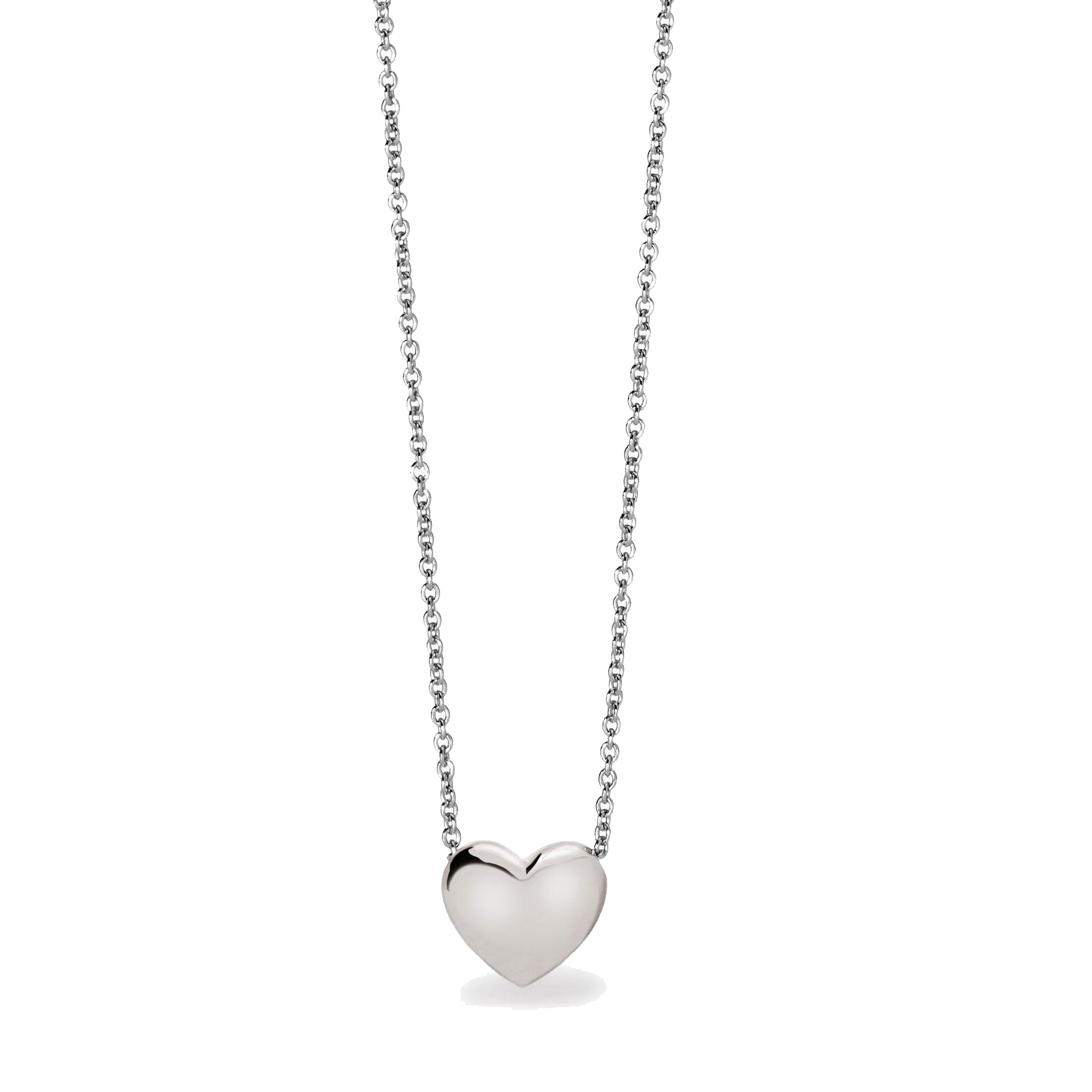 Collana Mabina in argento con cuore 553742