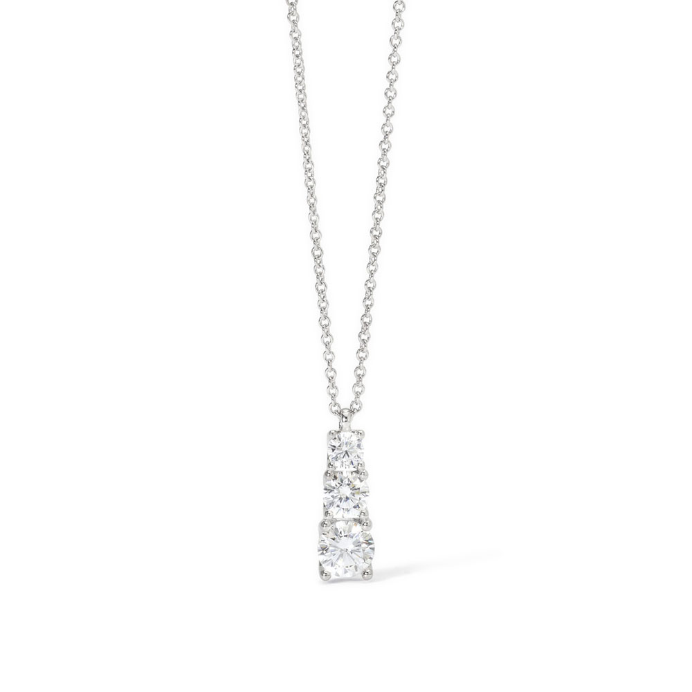 Collana Mabina in argento con zirconi 553642