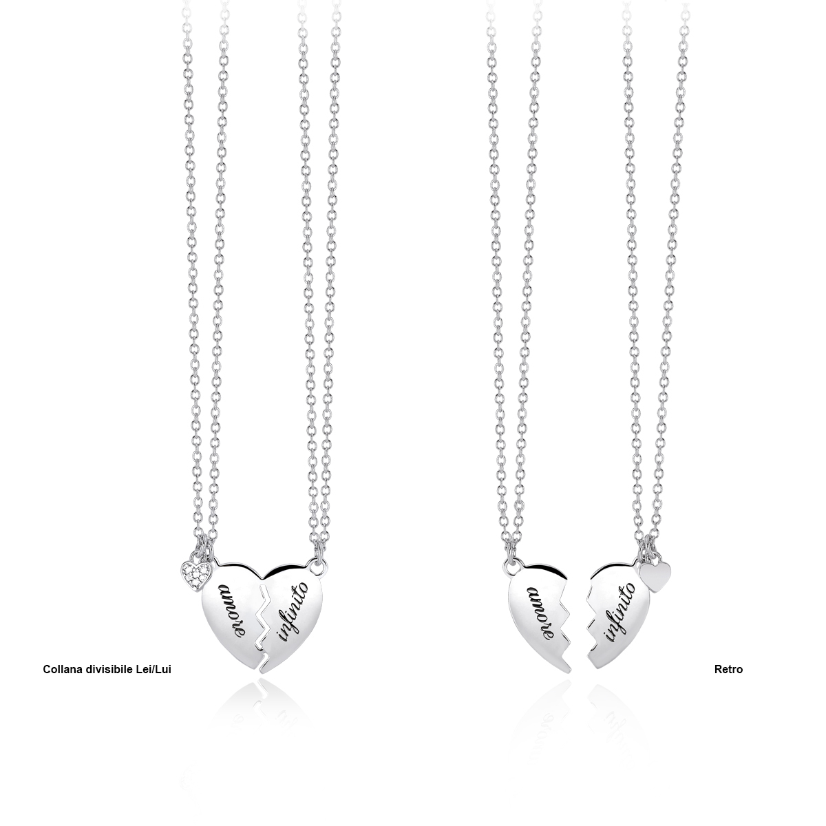Cavigliera Cuore Piccolo 30 cm in vero argento 925 lunghezza a scelta 23 Cavigliera Cuore Piccolo 30 cm in vero argento 925 lunghezza a scelta 23