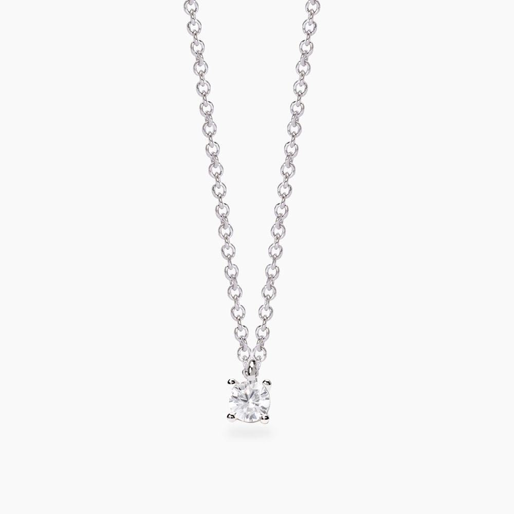 Collana Mabina MY DIAMOND in argento Punto Luce con Diamanti Lab-Grown 0.17 ct. 553803