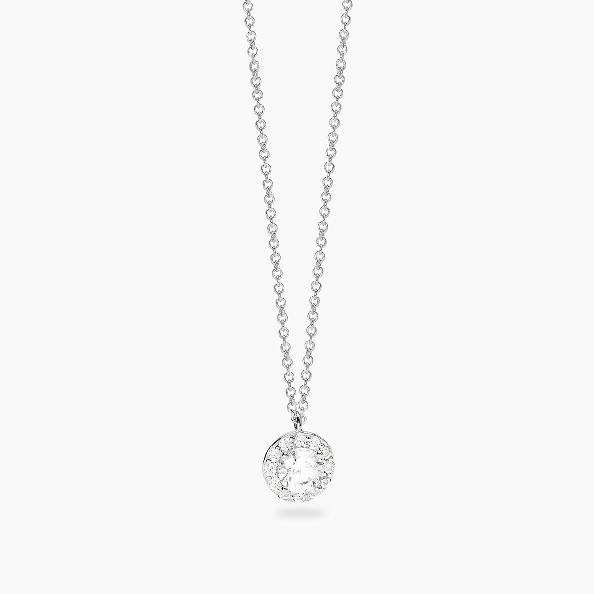 Collana Mabina MY DIAMOND in argento Punto Luce con Diamanti Lab-Grown 0.24 ct 553927