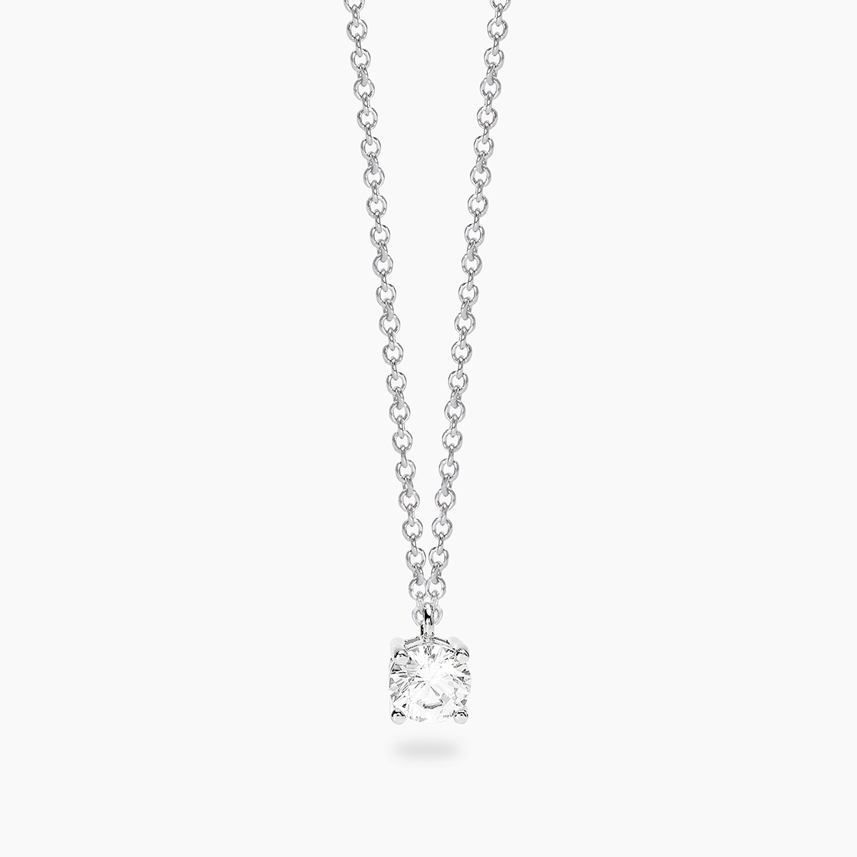 Collana Mabina MY DIAMOND in argento Punto Luce con Diamanti Lab-Grown 0.41 ct 553931
