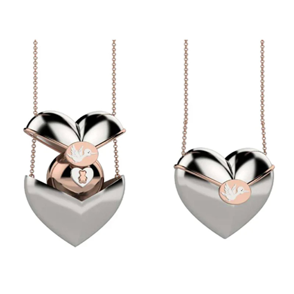 Collana Nanan con ciondolo chiama angeli con Cuore apribile NAN0507