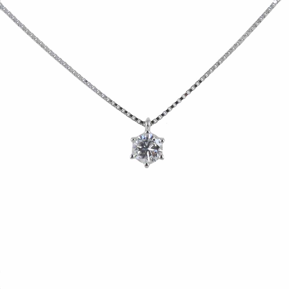 Collana Punto Luce medio diamante Alta Gioielleria