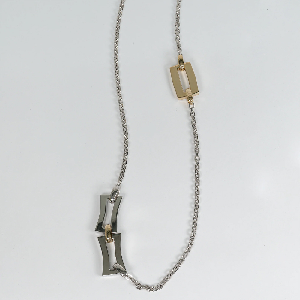 Collana Rebecca in Alluminio giallo lunga BR4KBO08