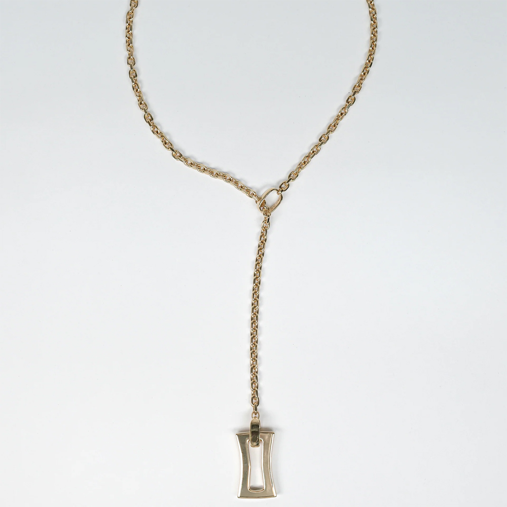 Collana Rebecca in Alluminio con pendente Collana lariat Noa BR4KOO14