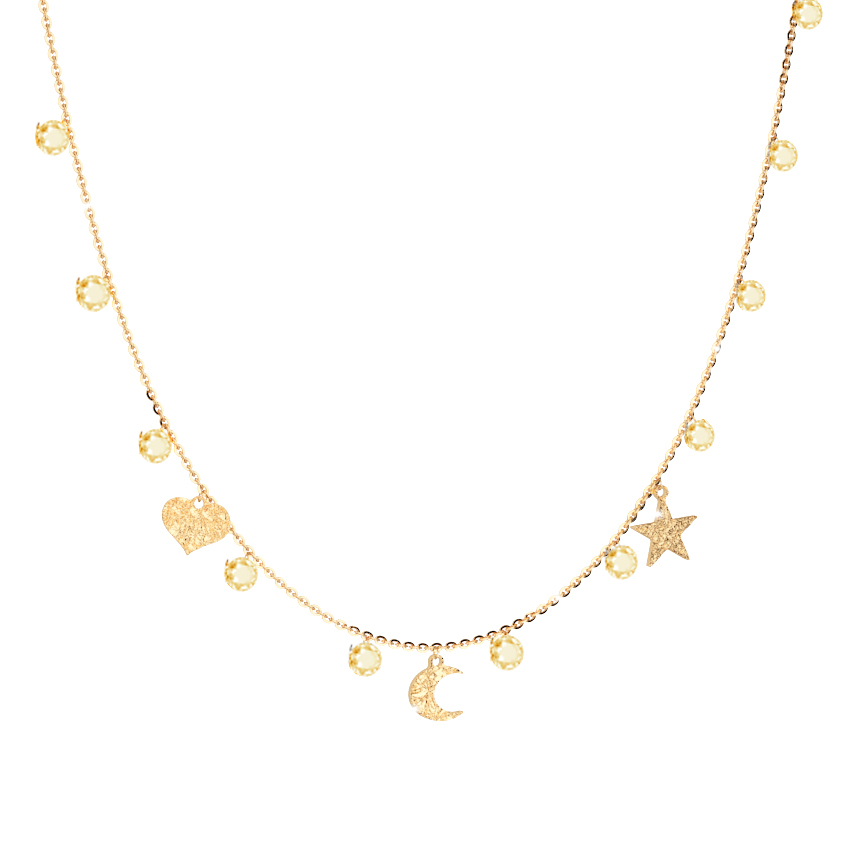 Collana Rebecca in argento  - Lucciole 