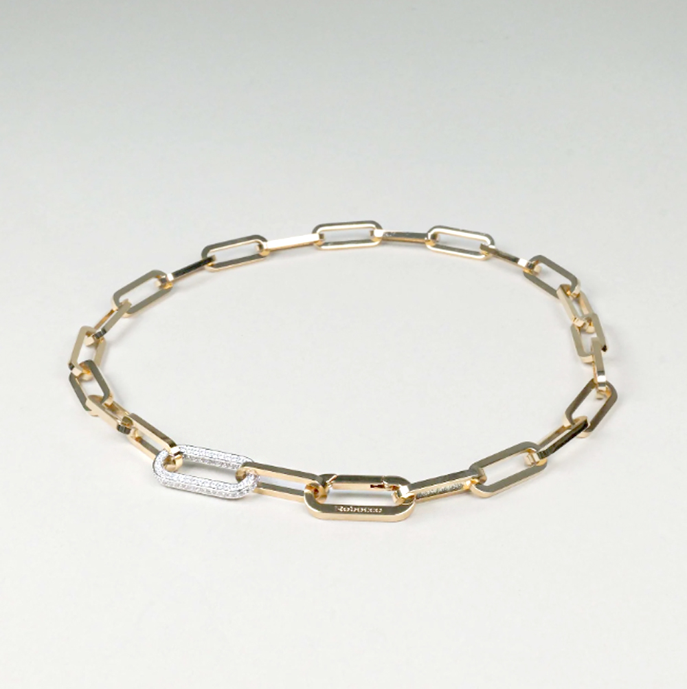 Collana Rebecca in bronzo giallo della collezione Cult BR1KOO02