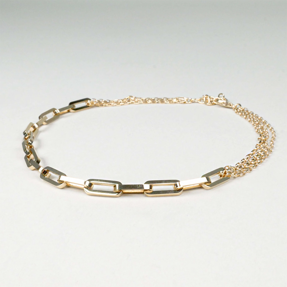 Collana Rebecca in bronzo giallo della collezione Cult piccola mix BR1KOO05